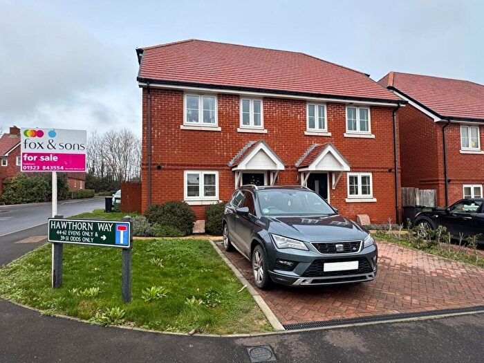 2 Bedroom Semi Detached House For Sale In Hawthorn Way, Hellingly, Hailsham, BN27