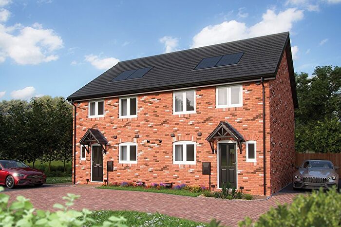 3 Bedroom Semi-detached House For Sale In "The Elmslie" At Gaw End Lane, Lyme Green, Macclesfield, SK11