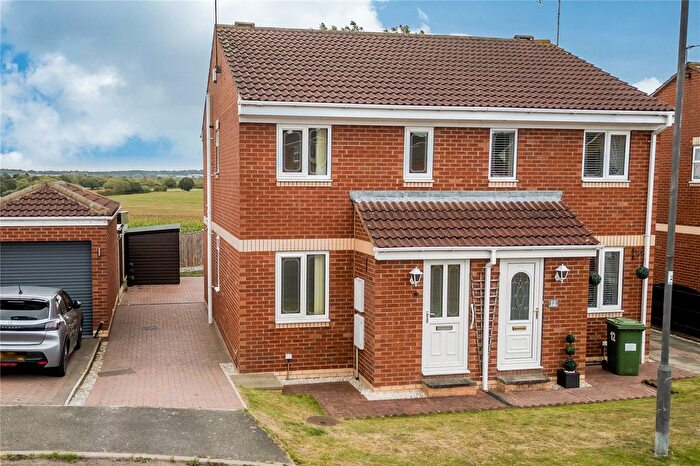 2 Bedroom Semi-Detached House For Sale In Beamshaw, South Kirkby, Pontefract, West Yorkshire, WF9