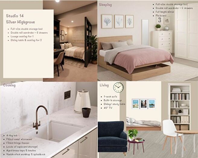 1 Bedroom Apartment To Rent In Silver Highgrove- Studio |Verney St, EX1