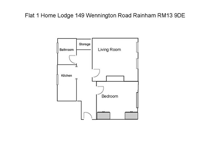 1 Bedroom Flat To Rent In Wennington Road, Rainham, RM13