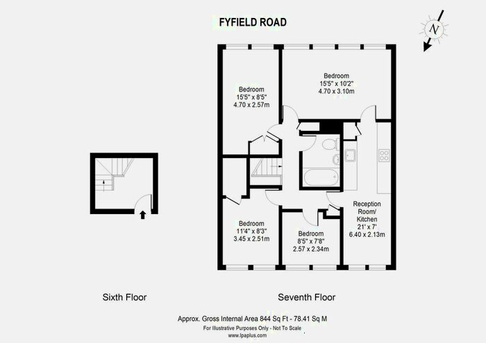 3 Bedroom Flat To Rent In Fyfield, Six Acres Estates, Biggerstaff Road, Finsbury Park, London, N4