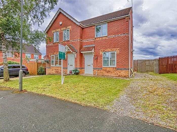 2 Bedroom Semi-Detached House For Sale In Lathkill Court, North Wingfield, Chesterfield, Derbyshire, S42