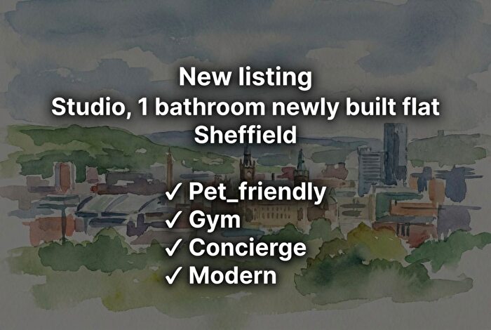 Studio To Rent In Bloomery Place, Sheffield, S1