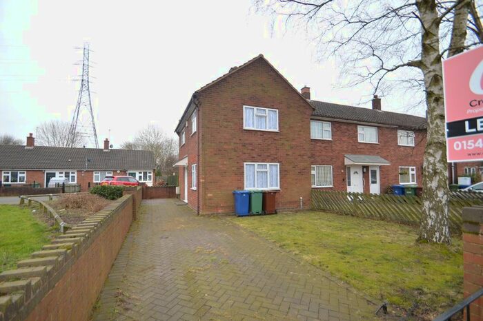 1 Bedroom End Of Terrace House To Rent In Silver Birch Road, Cannock, WS11
