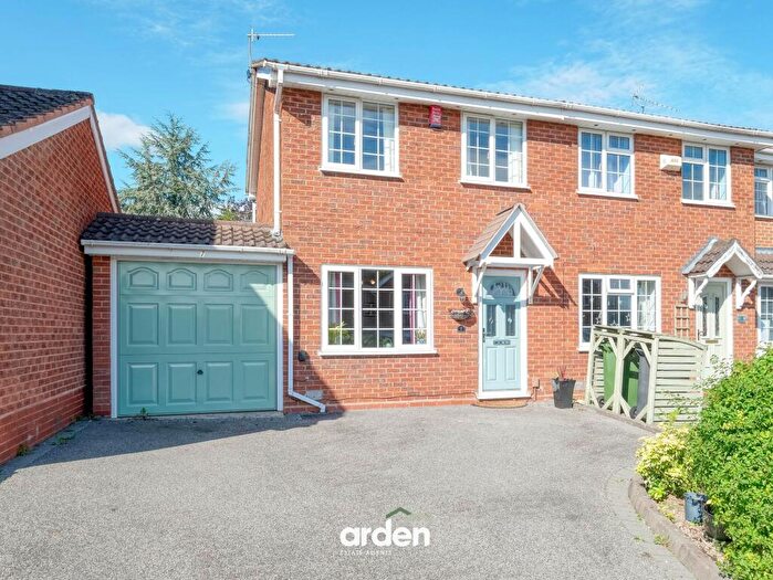 2 Bedroom Semi-Detached House For Sale In Stoneleigh Close, Redditch, B98