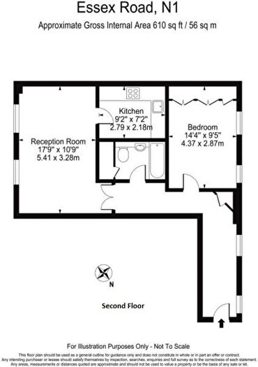 1 Bedroom Flat To Rent In Roberts Court, London, N1