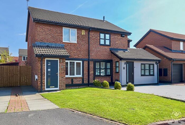 2 Bedroom Semi-Detached House For Sale In Wimborne Close, Boldon Colliery, Tyne And Wear, NE35
