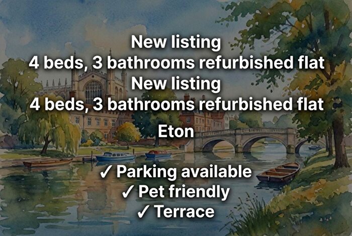 4 Bedroom Flat To Rent In Brocas Street, Eton, Windsor, SL4