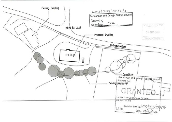 Building Sites For Sale In Approx. M East Of Ballygowan Road, Omagh, BT78
