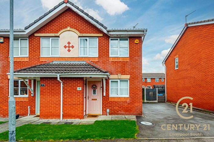 2 Bedroom Semi Detached House For Sale In Palmerston Drive, Halewood, Liverpool, L25