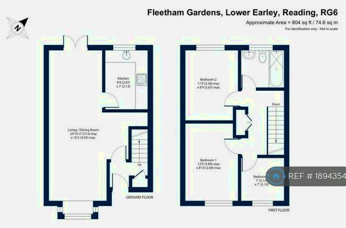 3 Bedroom Semi-Detached House To Rent In Fleetham Gardens, Lower Earley, Reading, RG6