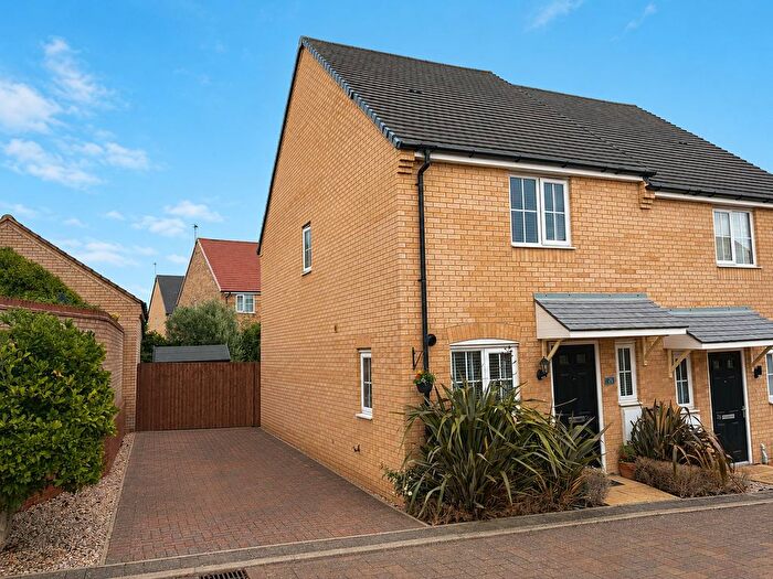 2 Bedroom Semi-Detached House For Sale In Parker Crescent, Sawtry, Cambridgeshire., PE28