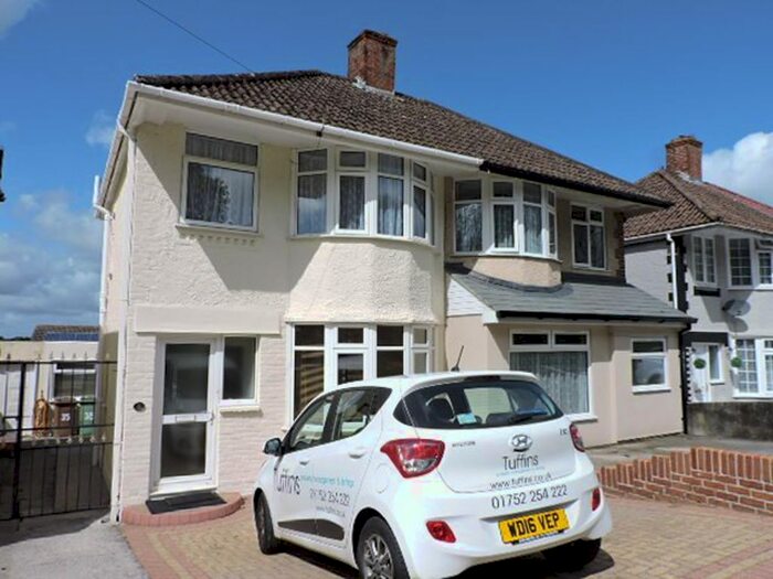 3 Bedroom Semi-Detached House To Rent In Weston Mill Road, St Budeaux, Plymouth PL5