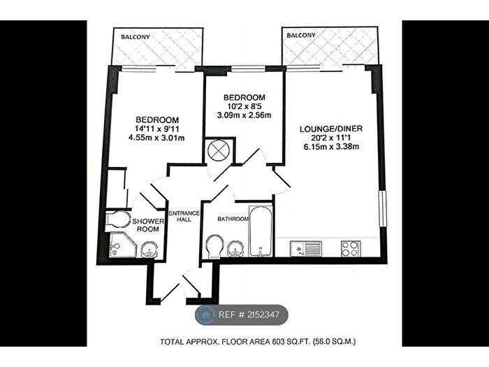 2 Bedroom Flat To Rent In Poulton Court, North Acton, W3
