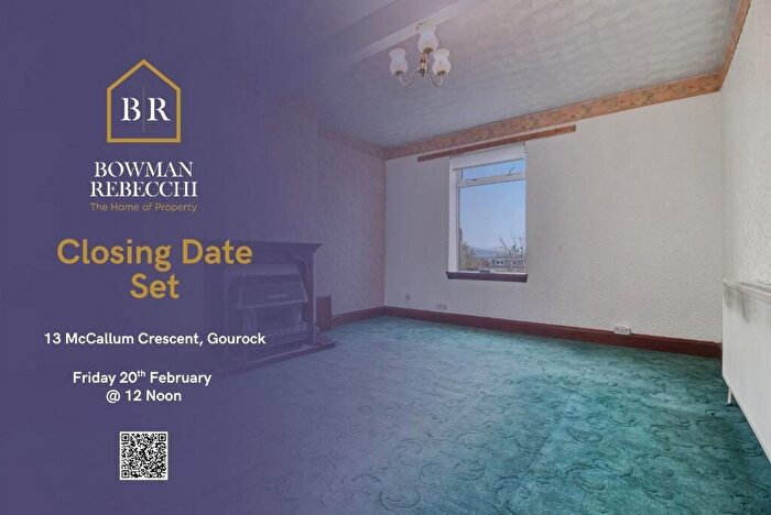 3 Bedroom Semi-Detached House For Sale In McCallum Crescent, Inverclyde, Gourock, PA19