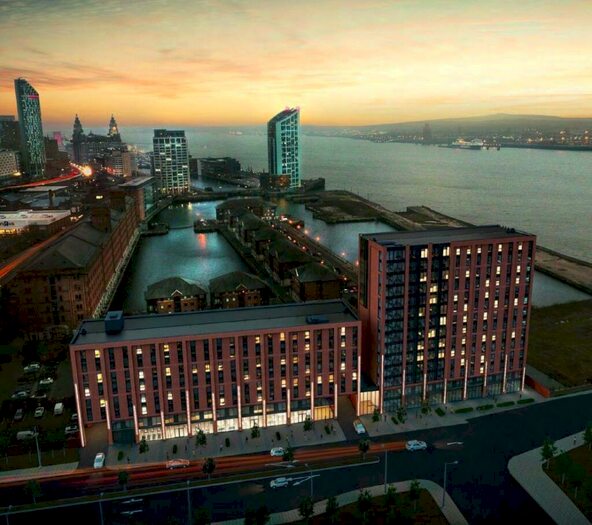 2 Bedroom Flat To Rent In Park Central, Jesse Hartley Way, Liverpool, L3