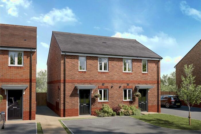 2 Bedroom Semi Detached House For Sale In "The Canford - Plot " At Cherrywood Gardens, Holbrook Lane, Coventry, CV6