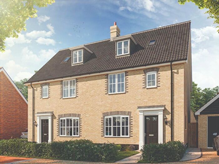 3 Bedroom Semi-Detached House For Sale In The Elms, Woolpit, Suffolk, IP30