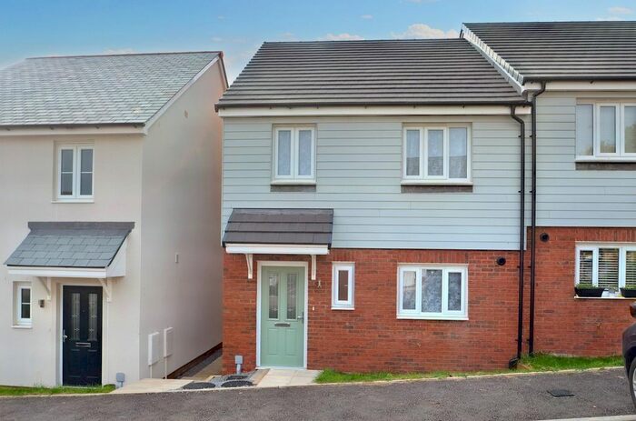 3 Bedroom Semi-Detached House For Sale In Belle Vue Rise, Uffculme, Cullompton, Devon, EX15