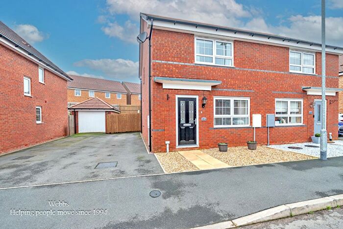 2 Bedroom Semi-Detached House For Sale In Adams Way, Hednesford, Cannock, WS12