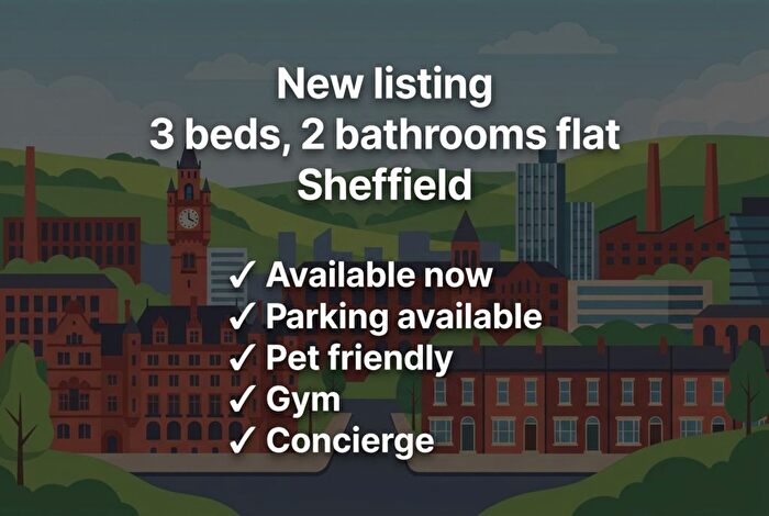 3 Bedroom Flat To Rent In Thomas Street, Sheffield, S3
