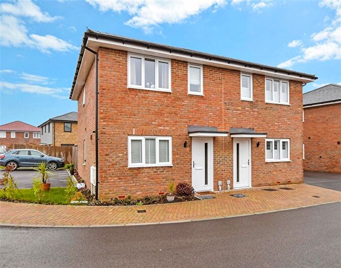 2 Bedroom Semi Detached House For Sale In Shakespeare Crescent, New Romney, Kent, TN28
