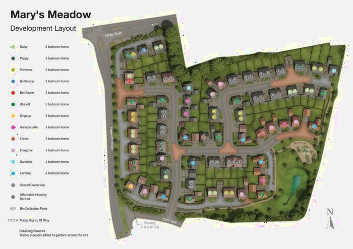 4 Bedroom Detached House For Sale In Plot, The Gardenia, Barnes Lane, Blackfordby, DE11