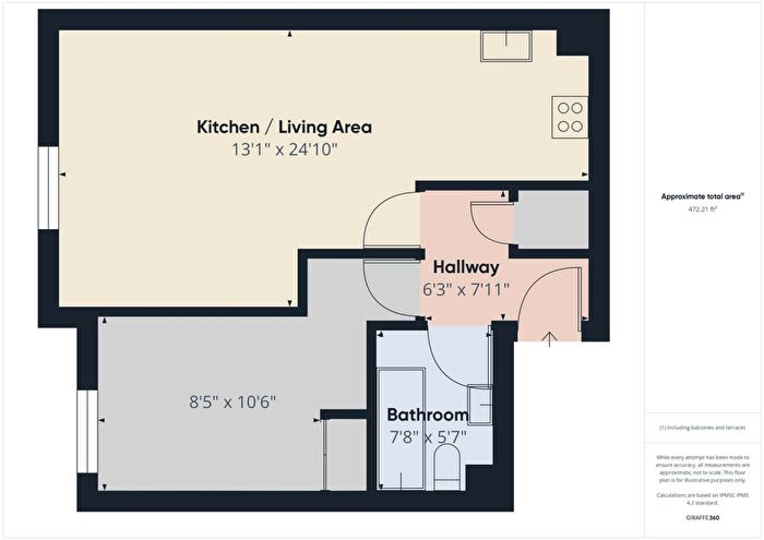 1 Bedroom Flat To Rent In Sanders Place, Walsworth Road, Hitchin, SG4
