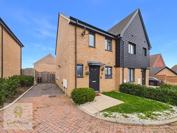 2 Bedroom Semi Detached House For Sale In Herbert Cuckow Grove, Hoo, Rochester, ME3