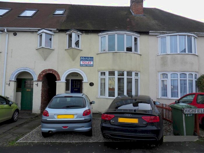 3 Bedroom Terraced House To Rent In Highfield Road, Kidderminster, DY10