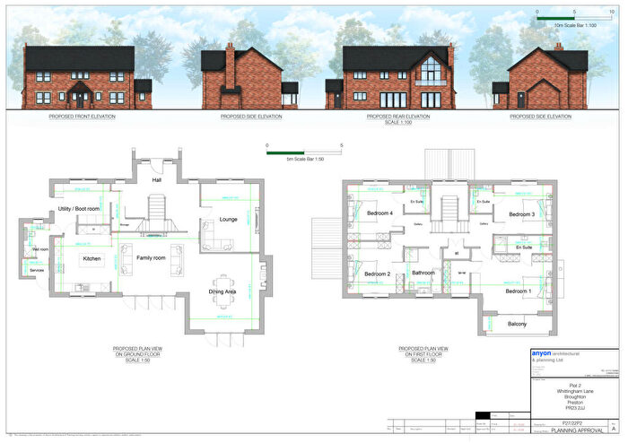 4 Bedroom Detached House For Sale In Plot Whittingham Lane, Preston, PR3