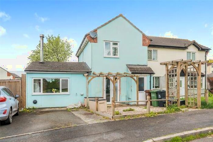 2 Bedroom Semi-Detached House For Sale In Wright Drive, Copplestone, Crediton, Devon, EX17