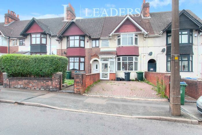 4 Bedroom Terraced House To Rent In West Park Road, B67