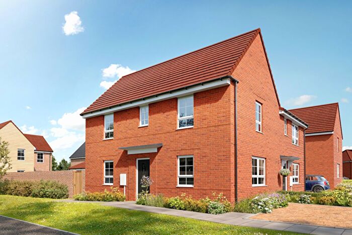 3 Bedroom Semi Detached House For Sale In "Martham" At Ixworth Road, Thurston, Bury St Edmunds, IP31