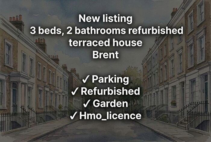 3 Bedroom Terraced House To Rent In Priory Avenue, Sudbury Hill, Harrow, HA0