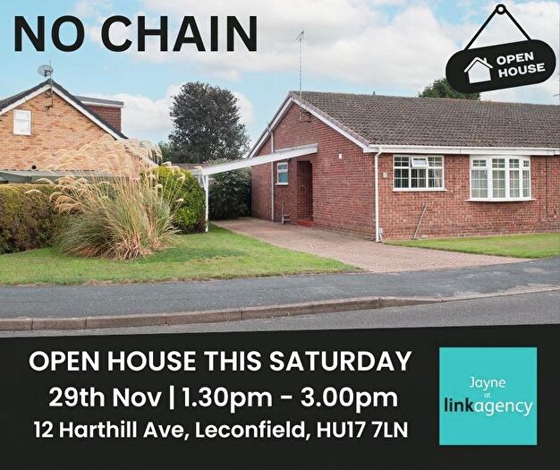 2 Bedroom Semi-Detached Bungalow For Sale In Harthill Avenue, Leconfield, HU17