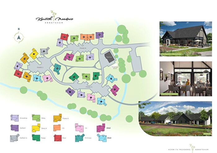 2 Bedroom Bungalow For Sale In Kenwith Meadows, Abbotsham, Bideford, Devon, EX39