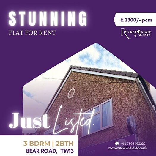 3 Bedroom Flat To Rent In Bear Road, Feltham, TW13