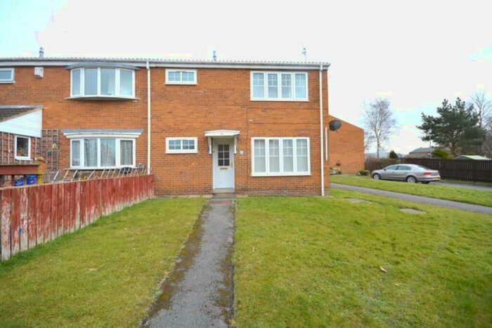 3 Bedroom End Of Terrace House To Rent In Aldridge Court, Ushaw Moor, Durham, DH7