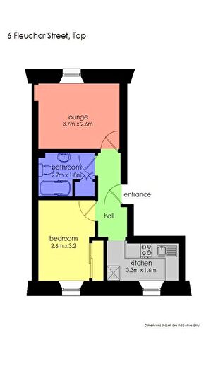 1 Bedroom Flat To Rent In (Top) Fleuchar Street, Dundee, DD2