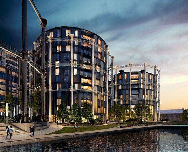 1 Bedroom Flat To Rent In Gasholders Building, Lewis Cubitt Square, Kings Cross, London, N1C