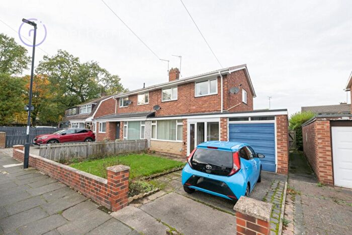 3 Bedroom Semi Detached House For Sale In Caldwell Road, Red House Farm, Gosforth, NE3