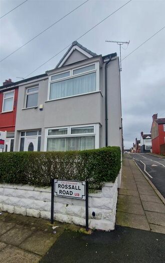 3 Bedroom End Of Terrace House To Rent In Rossall Road, Old Swan, Liverpool, L13