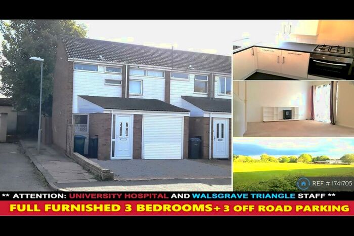 3 Bedroom End Of Terrace House To Rent In Boswell Drive, Coventry, CV2
