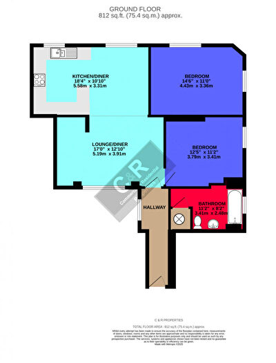 2 Bedroom Apartment To Rent In Oxford Place, Oxford Road, City Centre, Manchester, M1