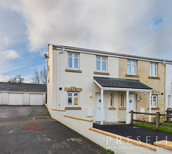 2 Bedroom End Terrace House To Rent In Moors Road, Johnston, Haverfordwest, Pembrokeshire, SA62