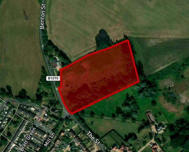 Plot For Sale In Land On The East Side Of Upper Street, Layham, Hadleigh, Ipswich, Suffolk, IP7