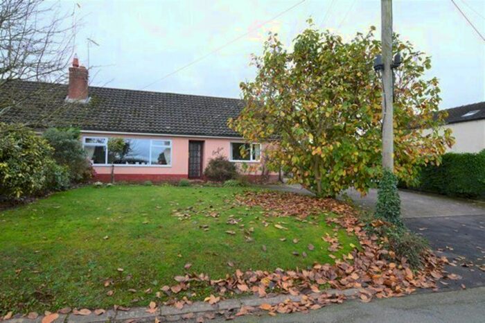 2 Bedroom Semi-Detached Bungalow For Sale In Crickmerry, Market Drayton, TF9