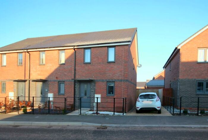 2 Bedroom End Of Terrace House To Rent In Hutchings Drive, Tithebarn, Exeter, EX1